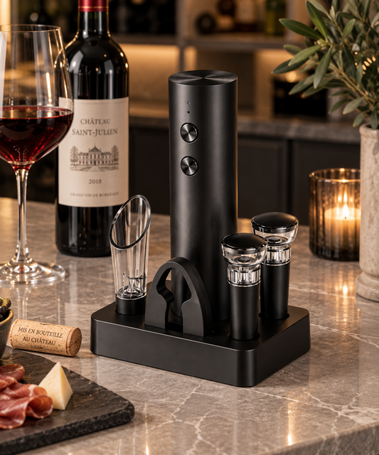 Kit Sommelier Électrique Complet 5-en-1